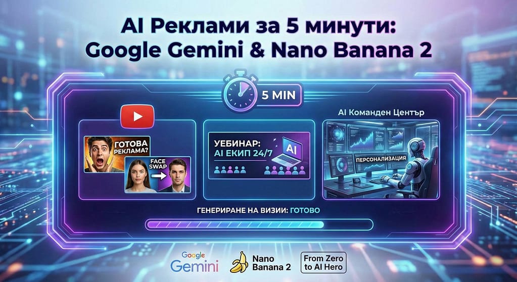 AI реклами за под 5 минути.