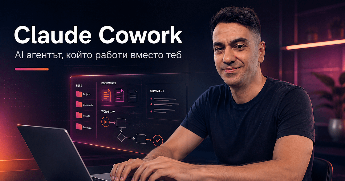 Claude Cowork десктоп AI агент - Етиен Янев