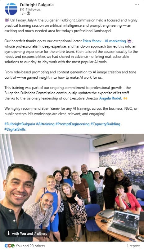 Fulbright Bulgaria - 1